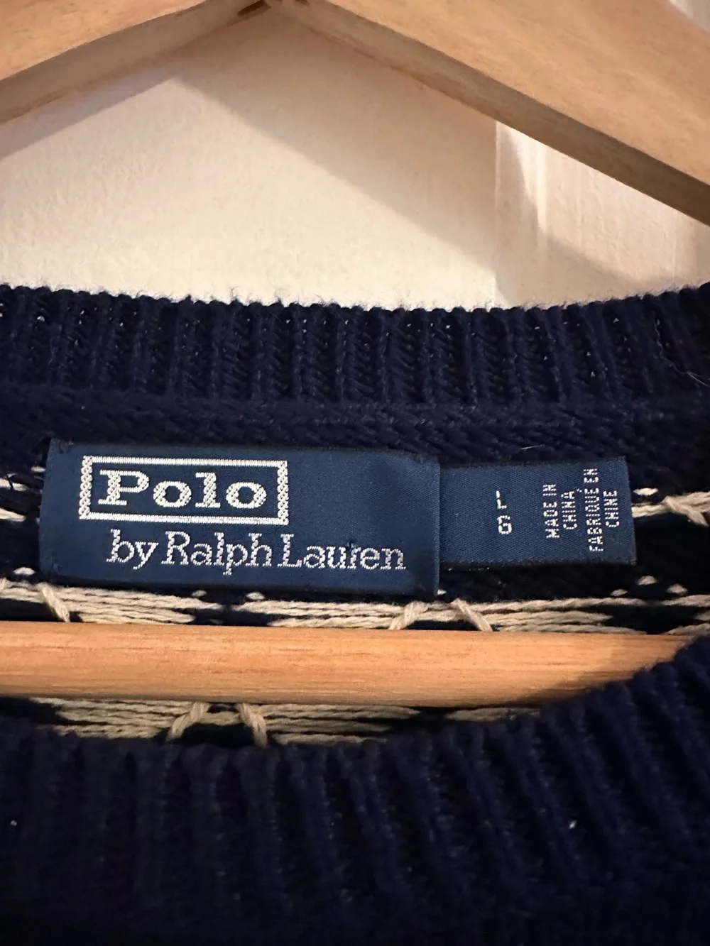 Polo Ralph Lauren Scull and Bones Jumper Fair Isle Sweater Crewneck Size Large